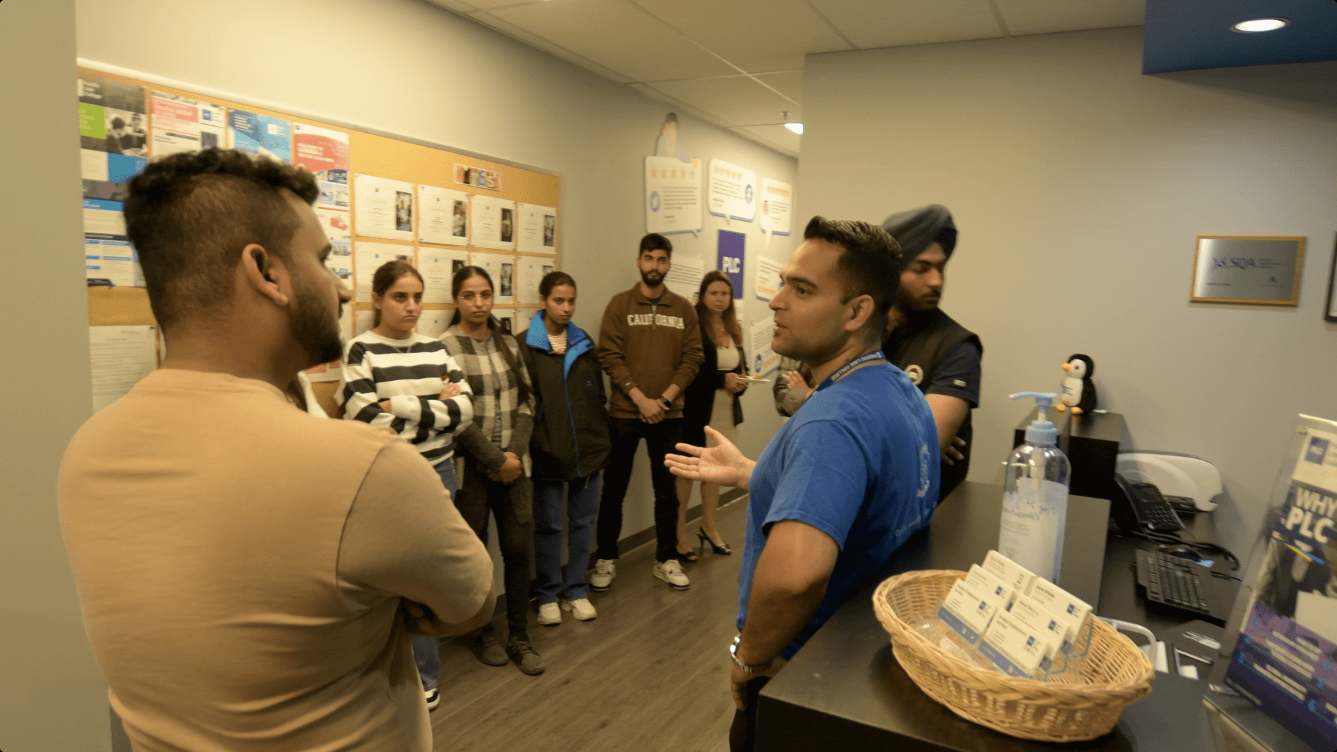 Varun & PLC Students student advisors