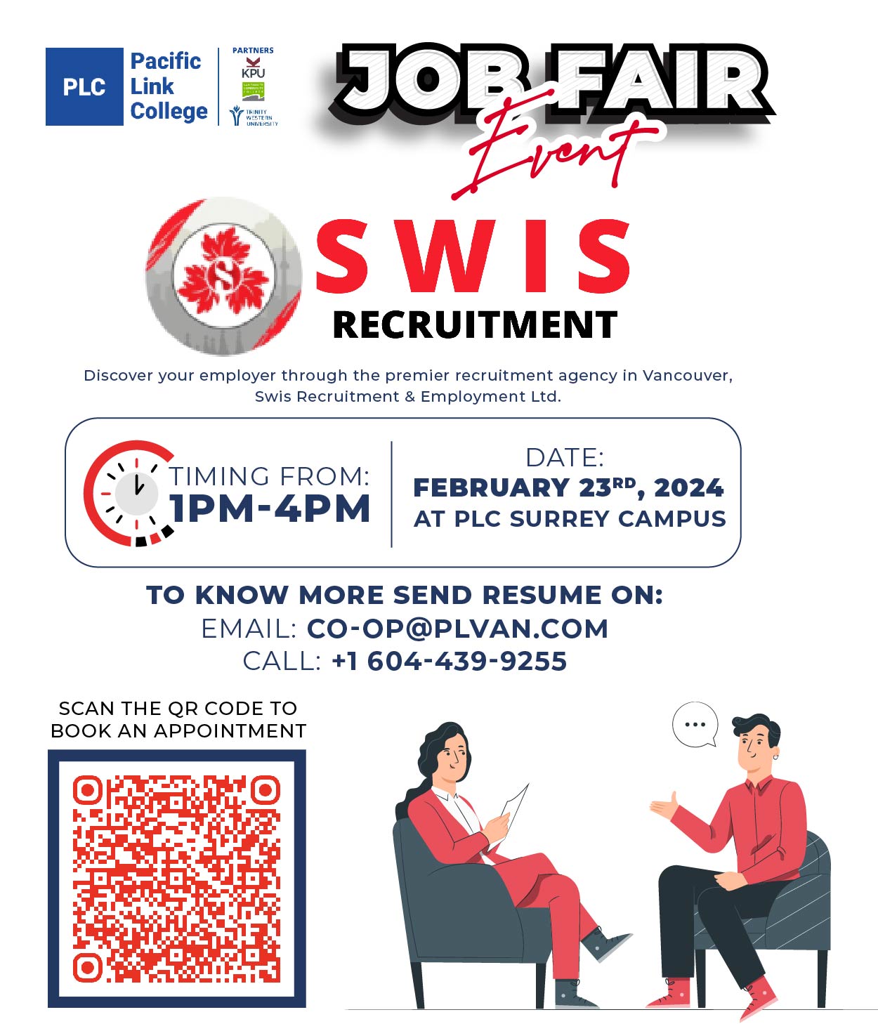 swis recruitment job fair