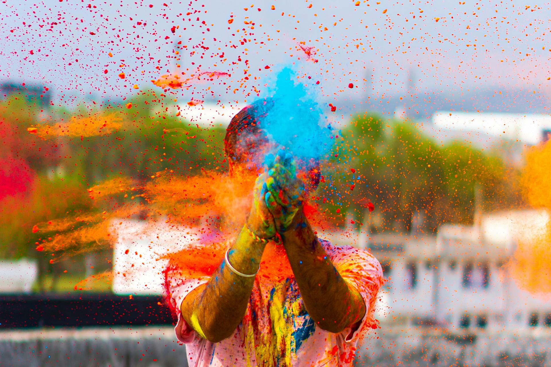 Holi Festival Party Burnaby Campus