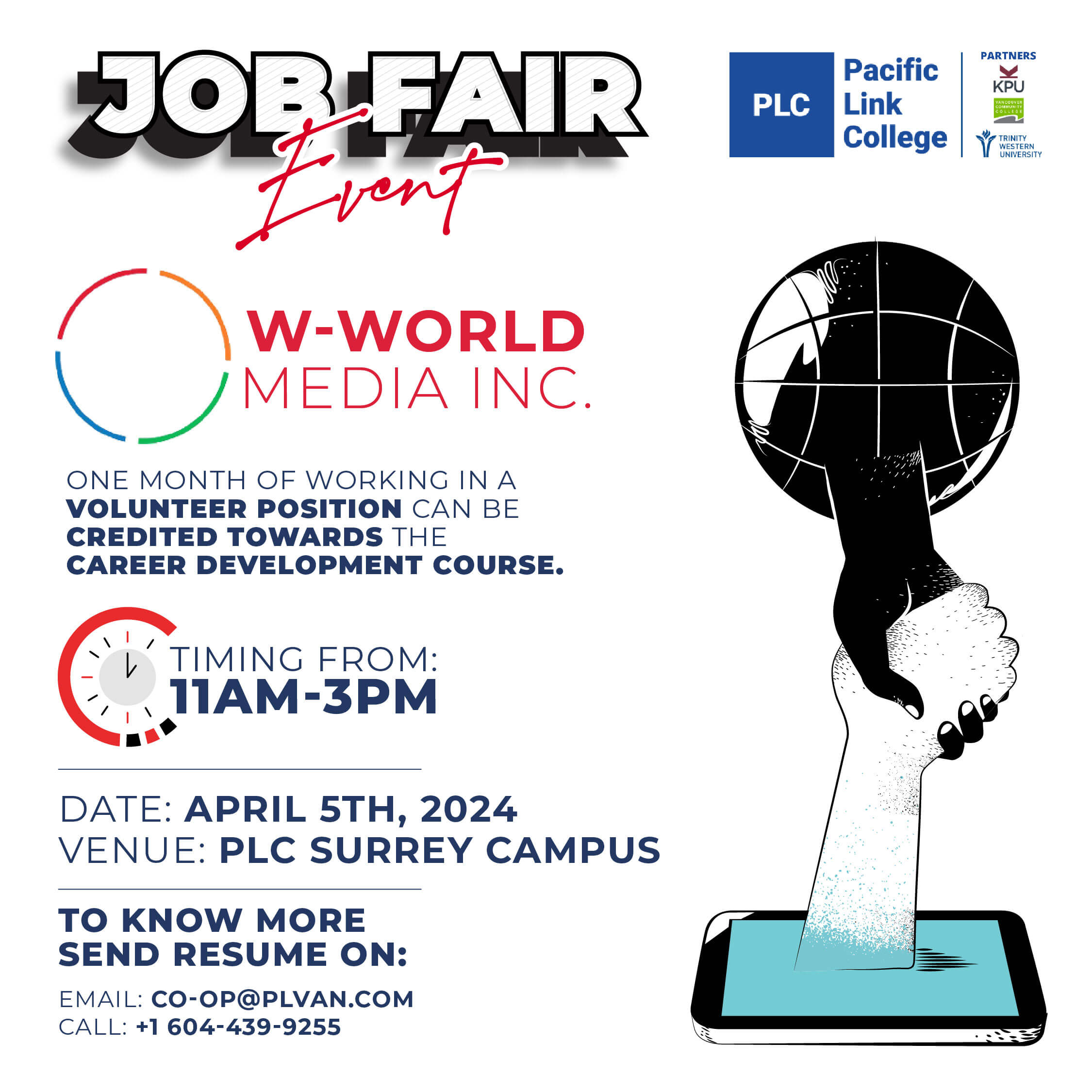 05 April 2024 W-World Media Job fair